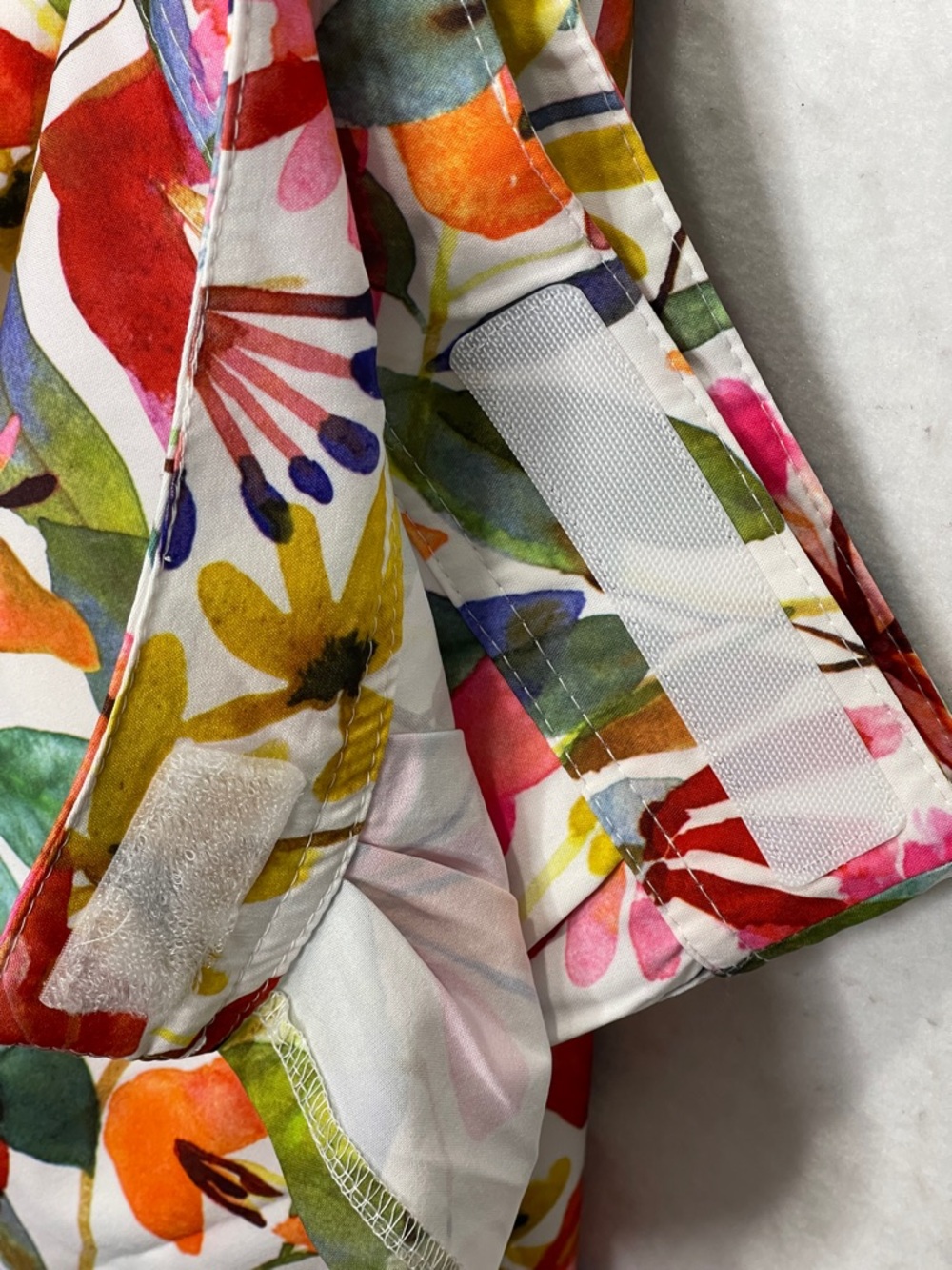 RIPSKIRT Wildflower Watercolor Length 3 Batik Floral Wrap Skirt Size Small Art - Picture 6 of 9
